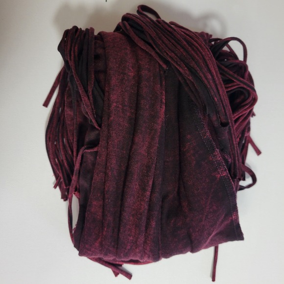 T Party Asymmetrical Maxi Fringe Skirt Sz M Boho Festival Western Gothic Hippie - Picture 10 of 10